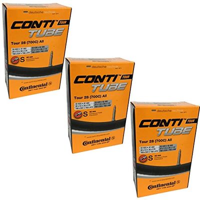 Continental Tour 28 700 x 32-47c Fiets Binnenbanden - Presta 42mm Klep (Set van 3)