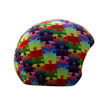 COOLCASC KLEURENPUZZEL Multisport Helm Cover