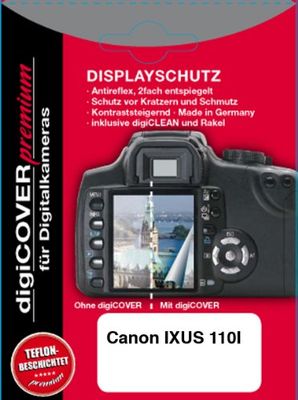 digiCOVER - Pellicola protettiva Premium display LCD per Canon IXUS 110IS