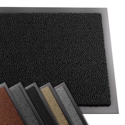 VOUNOT® Zerbino Ingresso Casa da Esterno, Tappeto Entrata Interno, Resistente Sporco, Antiscivolo e Essorbente, 40x60 cm, Nero