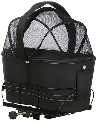 TRIXIE 13118 fietsmand voor brede bagagedrager 29 × 42 × 48 cm zwart