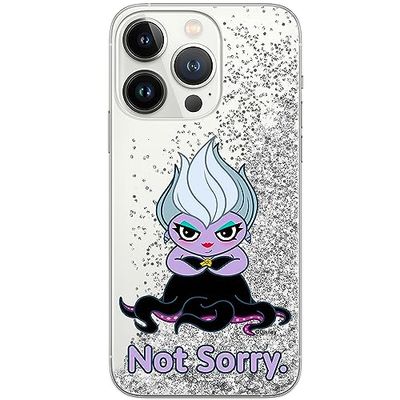 ERT GROUP Funda para teléfono móvil Apple iPhone 13 Pro Original y con Licencia Oficial de Disney con diseño Ursula 004, con Efecto desbordante de Purpurina