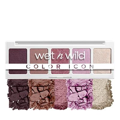 Wet n Wild, Color Icon 5-Pan Palette, Eyeshadow Palette, 5 Richly Pigmented Colors for Everyday Makeup, Long-Lasting and Easy to Blend Formula, Petalette