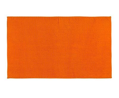 Gözze - Morbidissimo Tappetino da Bagno Antiscivolo, 100% Microfibra, 70 x 120 cm - Arancione