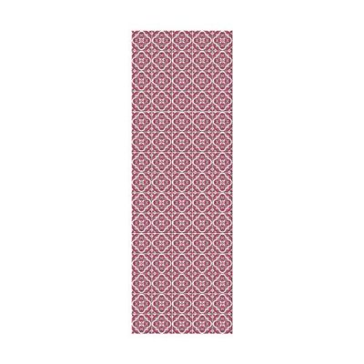 Passatoia da cucina, 100% Made in Italy, Tappeto antimacchia con stampa digitale, Runner antiscivolo e lavabile, Modello Geometrico - Davian, cm 280x52