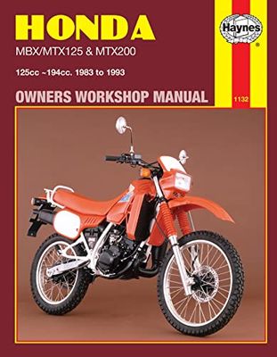 Honda Mbx & Mtx 125 & Mtx 200, '83-'93 Haynes Repair Manual