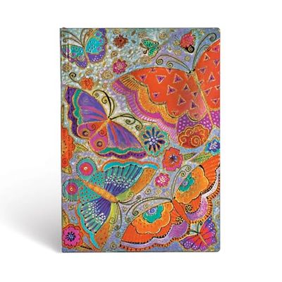 Paperblanks Softcover Flexis Flutterbyes | Lined | Midi (130 × 180 mm) (Playful Creations)
