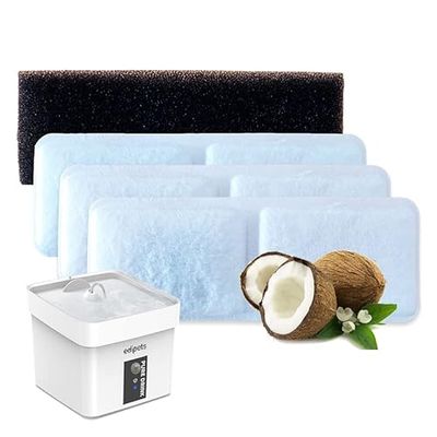 Edipets, Filtri per fontana per gatti D024, 100% compatibile, facile installazione, animali idratati (Pack 3 filtri)