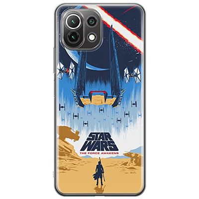 ERT GROUP mobiltelefonfodral för Xiaomi 11 LITE 4G/5G originalt och officiellt licensierat Star Wars mönster 034, fodral tillverkad av TPU-plast