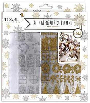 Toga Bombay guld och silver Adventskalender set, One Size