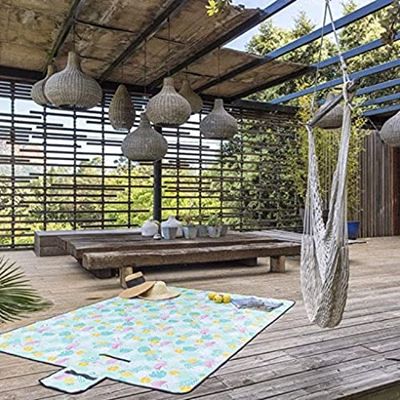 RED DECO Tappeto Coperta Multiuso Impermeabile E Pieghevole Pieghevole Pieghevole Camper Spirale Cambio 150X200 CM