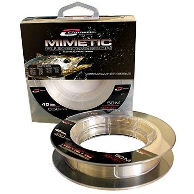 CINNETIC - Mimetic Fluorocarbon 50, Color Transparente, Talla 0.800 mm