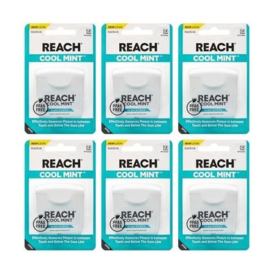 Listerine Dental Floss, Cool Mint (Pack of 6)