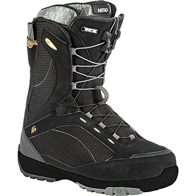Nitro Dam Monarch TLS ´22 snowboardbåt, svart, 255