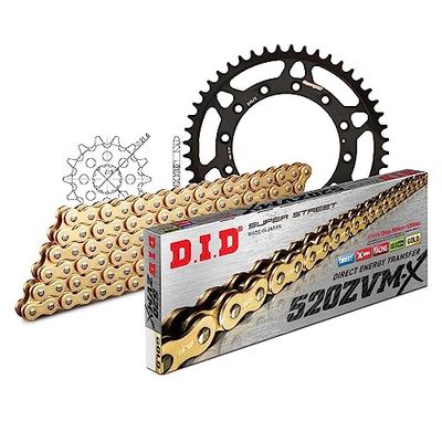 Kettingset DID staal 520ZVM-X / 114 klinkslot voor Yamaha YZ 426 F 425 cc Bj. 2000-2002