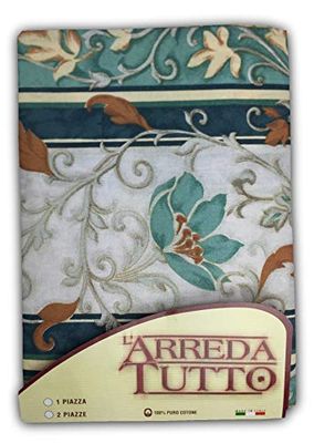 Tex Family Drap de Décoration Multifonction Gran Foulard Couvre-lit Housse de Canapé Tissu (1 Place, Lierre Vert)