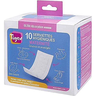 TIGEX moderskapsbindare box 10 stycken
