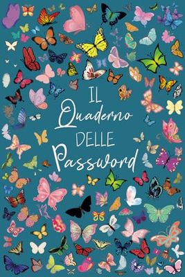Quaderno delle password: quaderno alfabetico per annotare in modo sicuro i nomi utente e le password Internet, 6 x 9 pollici simile al formato A5 (15,24 x 22,86 cm) - 32