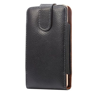 Carcasa de telefono 5.5 Pulgadas Litchi Texture Vertical Flip Vertical Funda de Cuero Genuino/Bolsa de Cintura con férula giratoria for Huawei P9 Plus y Honor 7i y Honor 6 Plus, Galaxy Note 3 y Note