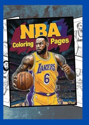 NBA coloring book! NBA stars coloring pages! James leborn coloring pages! Basketball coloring book