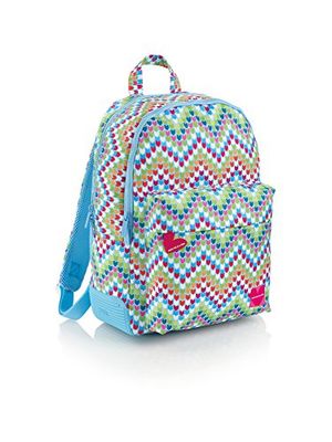 Miquelrius - Mochila grande compartimento duplo Pro, capacidade de 23 litros, fecho de correr superior e frontal, alças ergonómicas, Agatha Ruiz de la Prada, coleção multicor