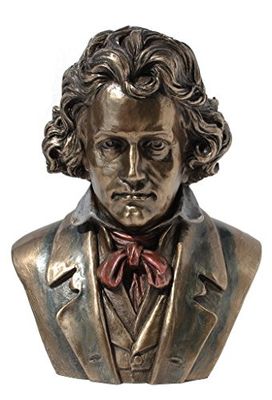 Veronese Design Ludwig Van Beethoven popiersie odlewana na zimno żywica antyczny brąz wykończenie statuetka realistyczna figurka