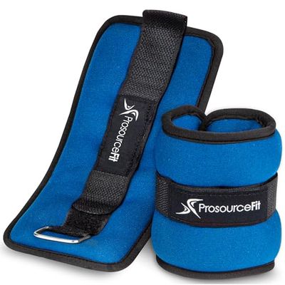 ProsourceFit Enkel-/pols- en arm-/beengewichten, set van 2, verstelbare riem 0,5 kg - 2,3 kg, verstelbaar gewicht 6,8 kg, 4,5 kg, 3,2 kg voor dames en heren