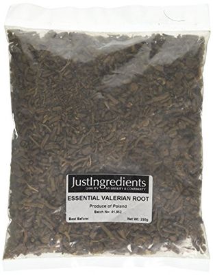 JustIngredients Essentials Valerian Root, 250 g, Pack of 2