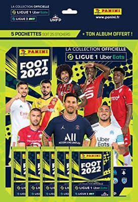 Panini Adesivi Foot Ligue 1 2021-22 - 5 tasche + 1 album in omaggio 004192SPCFGD