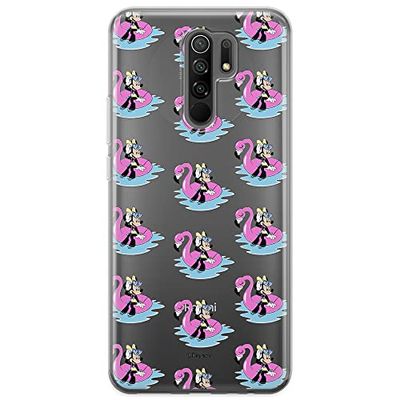 ERT GROUP mobiltelefonfodral för Xiaomi REDMI 9 originalt och officiellt licensierat Disney mönster Minnie 023 optimalt anpassad till formen på mobiltelefonen, gedeeltelijk transparant