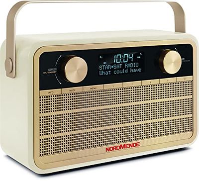 Transita 120 (bärbar DAB+ digital radio med inbyggt batteri) BEIgE