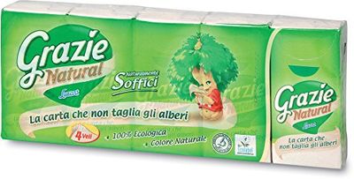 GRAZIE NATURAL FAZZOLETTI 10x9 FAZZOLETTI 4 VELI