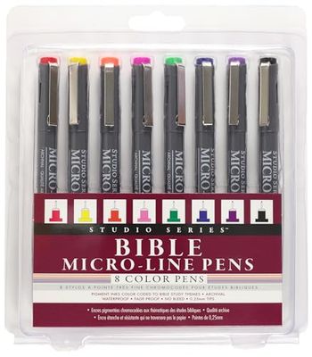 Peter Pauper Press Bible Micro-Line Color Pens (8-piece Set)