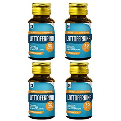 LATTOFERRINA 200 mg 120 Capsule | 1 Capsula al giorno LA BOTTEGA DEGLI INTEGRATORI