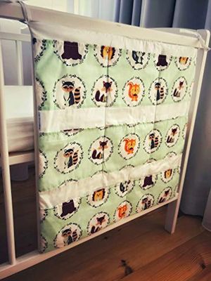 KOSPU Sängväska, leksaksväska, barnsäng väska, blöja väska för spjälsäng, Baby, Ny