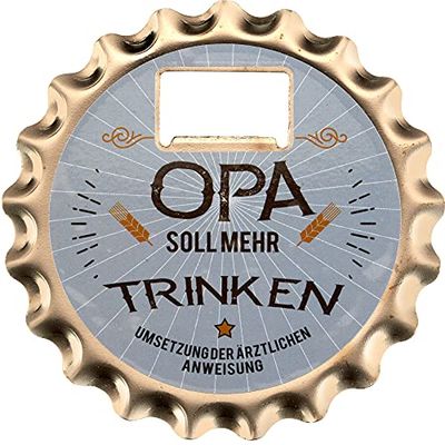 Mann im Glück Unisex – vuxen 9668 magnet, färgglad, one size