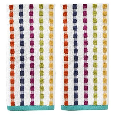 SKL Home Ensemble de Serviettes de Toilette, Coton, Multicolore