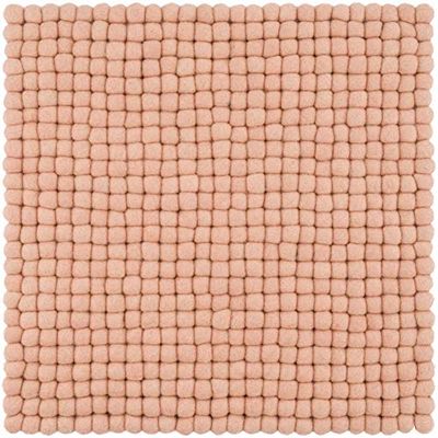 myfelt Merle Coussin carré en Feutre pour Chaise Rose 36 x 36 cm