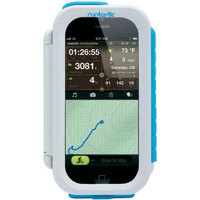 Runtastic RUNCAI1W fietshouder Bike Case voor Apple iPhone 4 wit