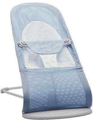 BabyBjörn Uitsmijter Balance Zacht, Mesh, Hemelsblauw/Wit