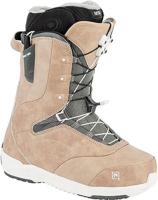 Nitro Damer Crown TLS lätt snowboardbåt med snabbsnörningssystem allround Freestyle Freeride softboot, terrakotta, MP 24,5 // EU 38/US WMN 7