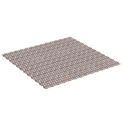 Tatay Tapete de banheira antiderrapante de PVC com ventosas, resistente ao mofo e microbicrómio, anti-bacteriano, design de peixes, vison. Medidas: 54 x 54 cm