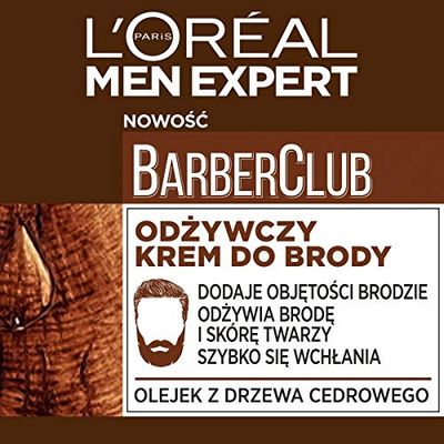 MEN EXPERT BARBER CLUB NUTRITION BEARD CREAM 50ML