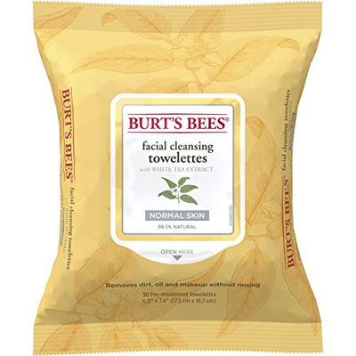 Burt's Bees - salviette di pulizia del viso bianco tè - 30 Towelette(s)