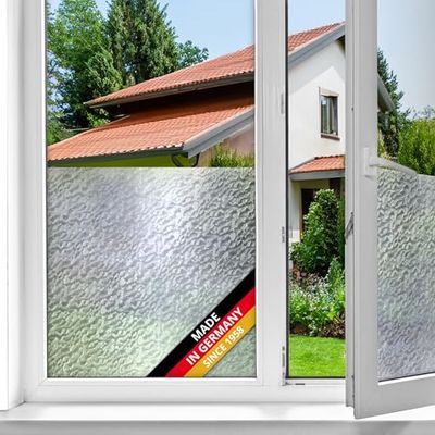 d-c-fix vinilo adhesivo para cristales ventanas Nieve autoadhesivo opaco translúcido privacidad decorativo para mampara de ducha baño lámina pegatina 90 cm x 2,1 m