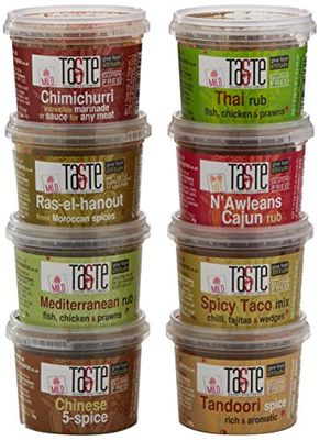 Gourmet Spice Company World Cuisine Rubs Combo Kit (Pack of 8)