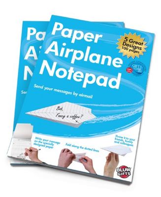 Mags Notitieblok Papier Airplane Notepad Vliegtuig Papiervlieger