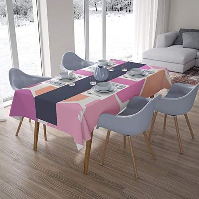 Bonamaison Kitchen Decoration, Tablecloth, Random Pattern, 140 x 200 Cm - Designed and Manufactured in Turkey