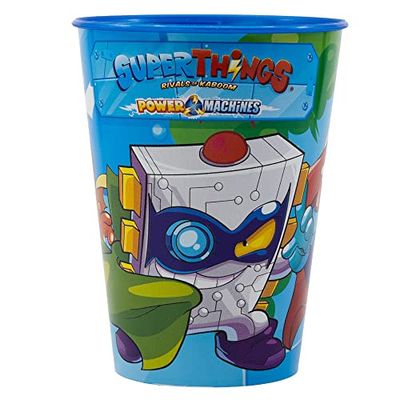 Stor Vaso Infantil de plástico Reutilizable de 260 ml de Superthings