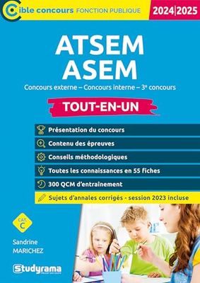 ATSEM/ASEM: Concours externe, concours interne, 3e concours Tout-en-un